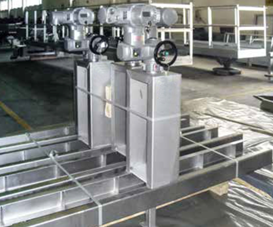 Wastewater Telescopic Valves for Sewage Treatment Plant Flow Control - Penstocks and Rollergates